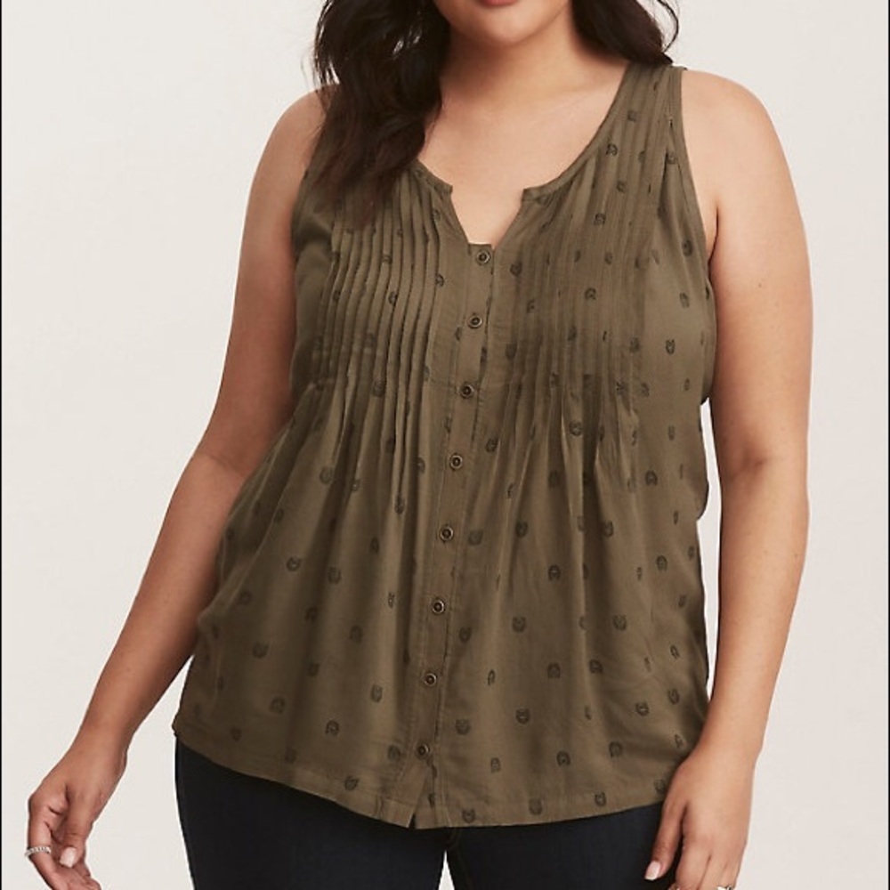 OWL PLEATED TANK